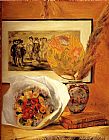 Pierre Auguste Renoir Famous Paintings - Still Life With Bouquet